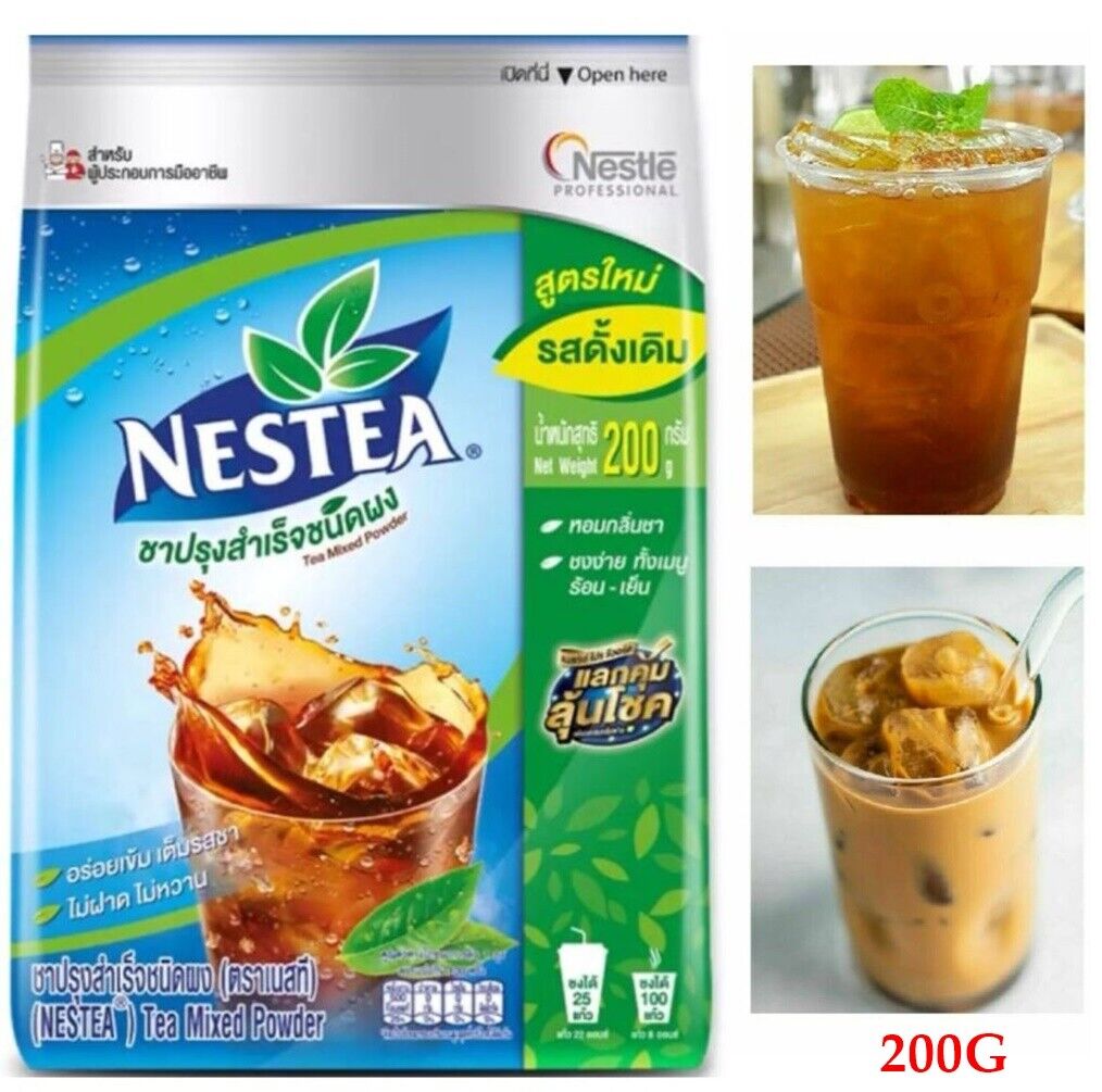 Nestea Unsweetened No Sugar Iced Tea Mix Nestle Instant Tea Powder 200 G