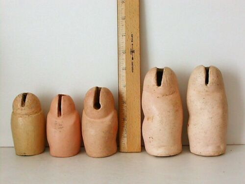 ***5 Antique Thighs For Ball Jointed Bodies, No Match***