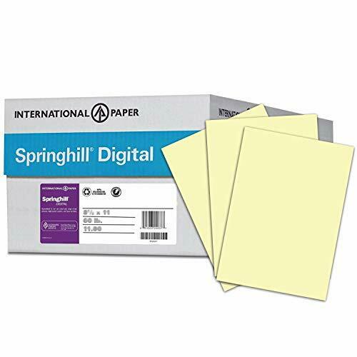 Springhill 11” X 17” Yellow Colored Cardstock Paper 110lb 199gsm 1000 Sheets ...