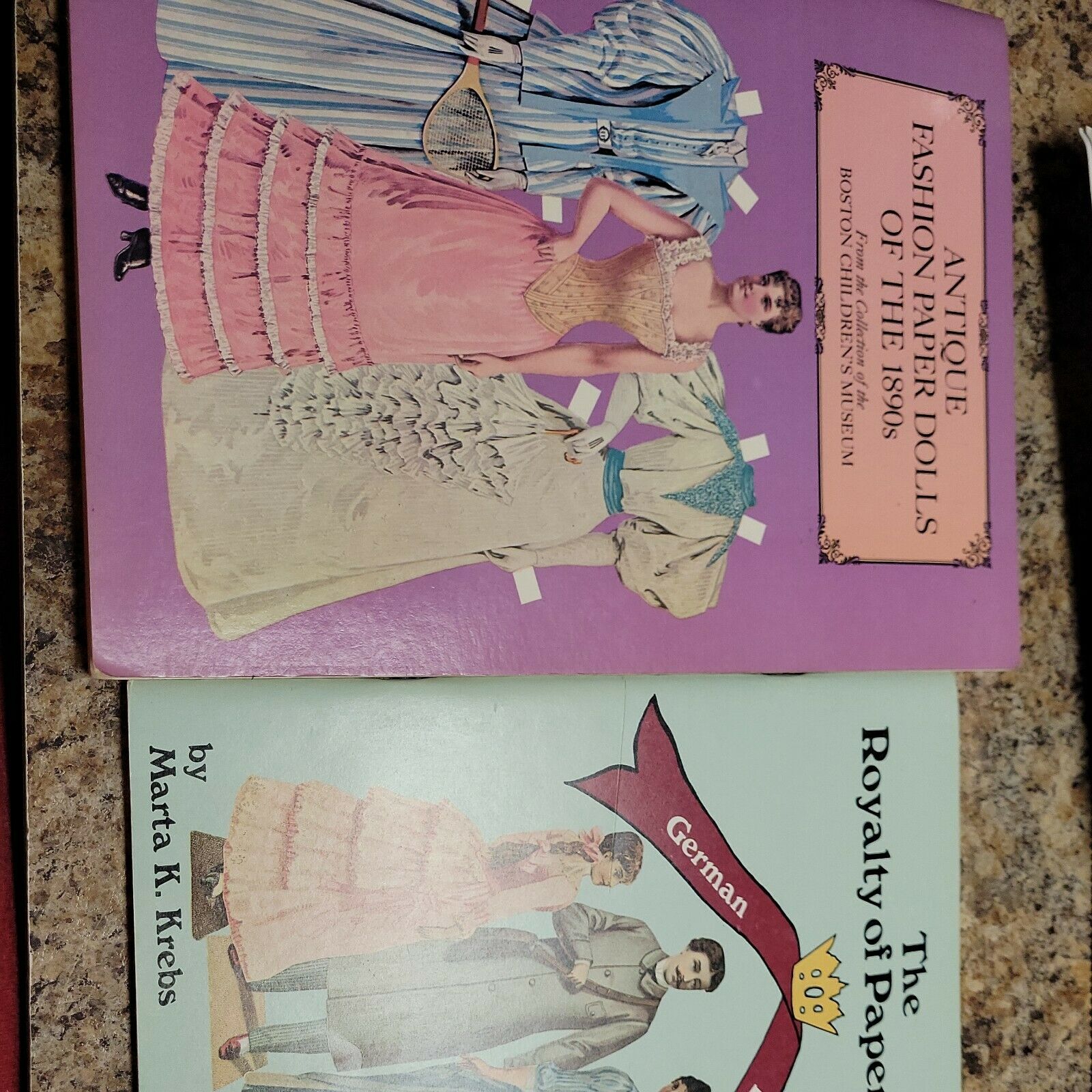 Lot 2 Royalty Of Paper Dolls Antique Fashion Of The 1890s Combined Shipping