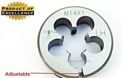 Lighthouse Quality Tools® - M14x1lh Adjustable Round Threading Die 1-1/2" Od
