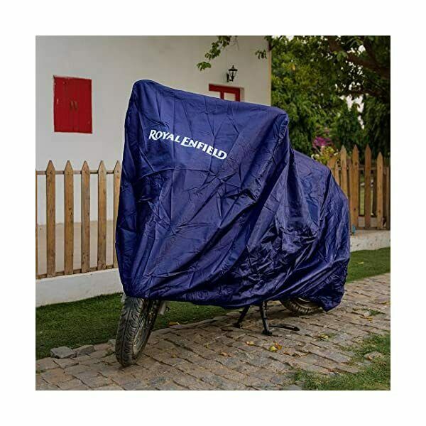 Blue Water Resistant Motorcycle Cover Fit For Royal Enfield Universal All Model