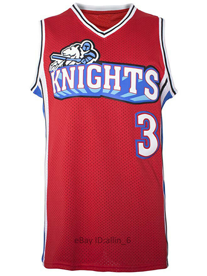 Calvin Cambridge #3 La Knights Men's Basketball Jersey Like Mike Movie Stitched