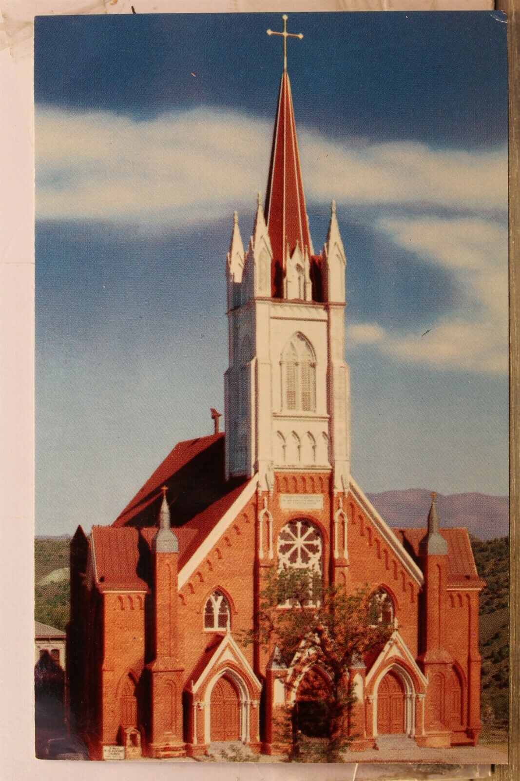Nevada Nv Virginia City St Mary's In The Mountains Postcard Old Vintage Card Pc