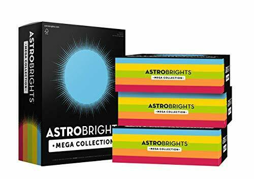 Astrobrights Mega Collection Colored Cardstock"classic" 5-color Assortment 12...