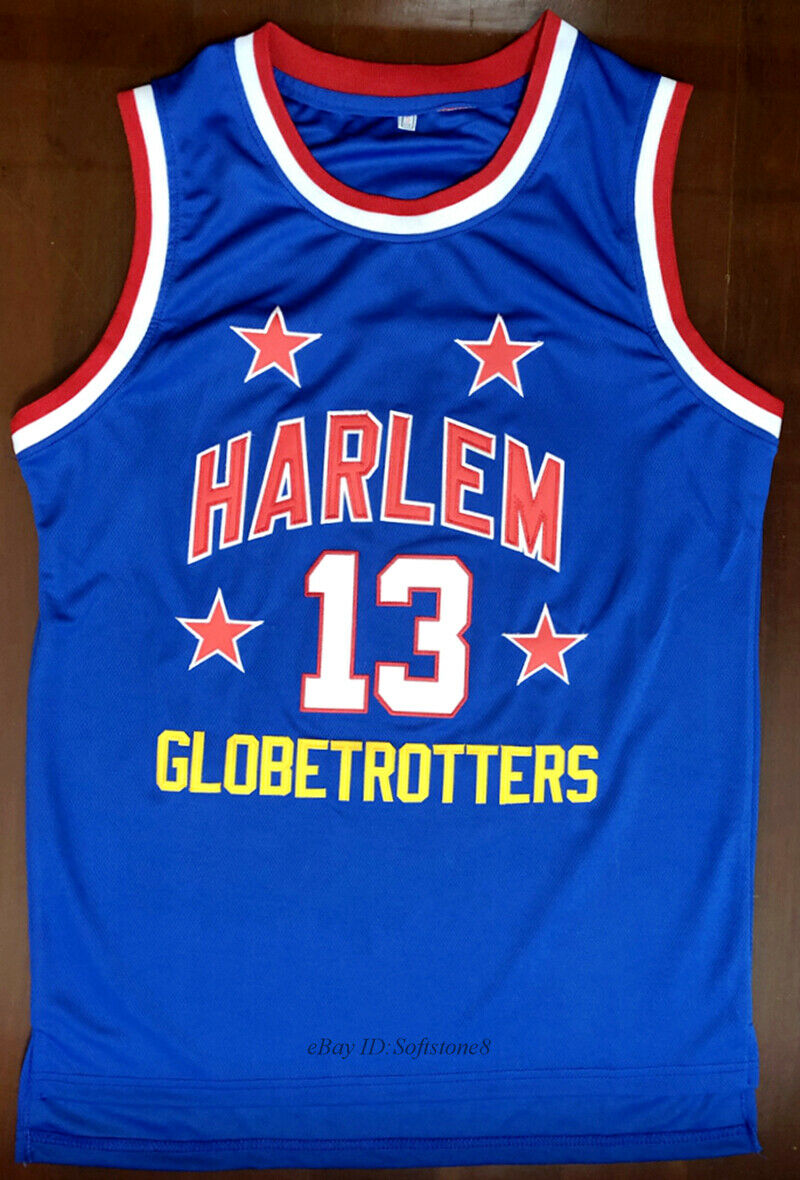Wilt Chamberlain #13 Harlem Globetrotters Team Men's Basketball Jersey Stitched