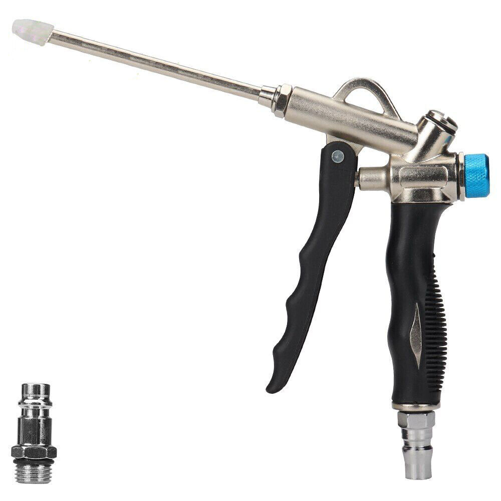 Air Nozzle Blow Gun 2-way High Pressure Pistol Pneumatic 1/4 Npt Adjustable Tool