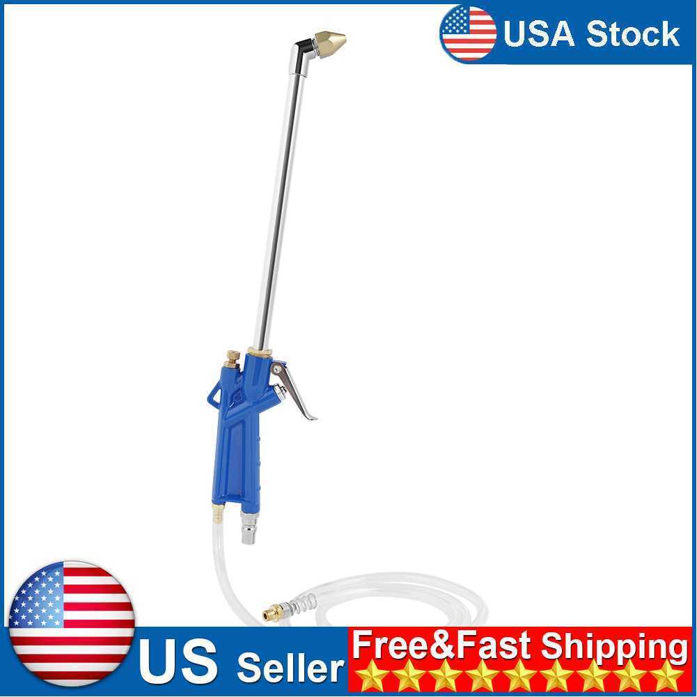 Air Power Engine Cleaning Gun Pneumatic Siphon Solvent Sprayer With 3.9ft Hose U