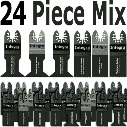 Integra 24-piece Metal/wood Oscillating Multitool Quick Release Saw Blades Fits
