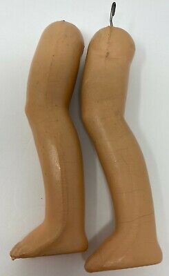 Vintage Pair Of Composition Doll Legs For Composition Doll 8" Long Parts