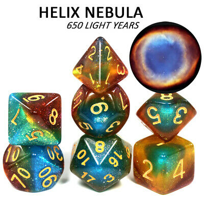 Helix Nebula Concept Dice Set