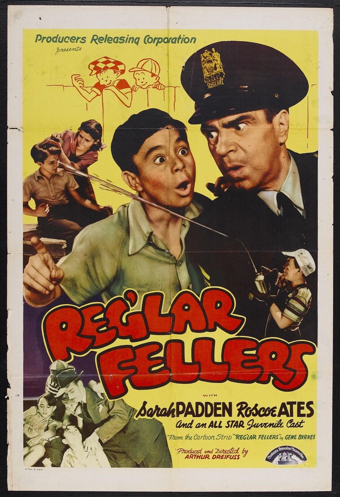 Reg'lar Fellers (producers Releasing Corporation, 1941). One Sheet (27" X 41").