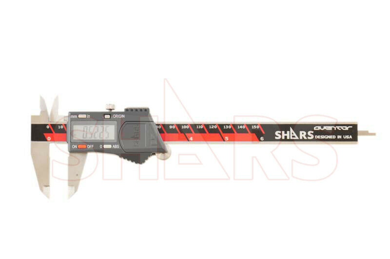 Shars Aventor 6" /150mm Dps Ip54 Electronic Digital Caliper Din862 .0005" New P]