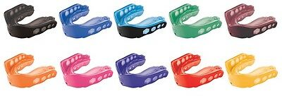 Shock Doctor Gel Max Mouthguard Convertible Youth Or Adult Gum Piece Mouth Guard