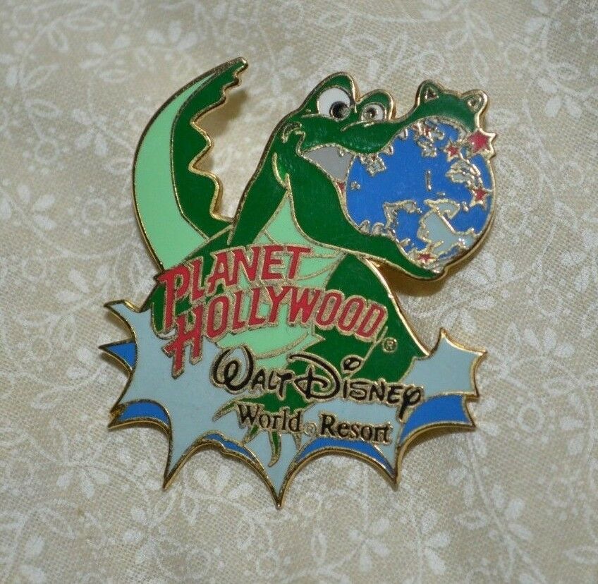 Disney Planet Hollywood Orlando 2000s Dinosaur Eating World Mascot Ph Logo Pin