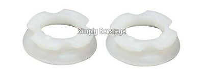 Authentic (2) Bunn Ultra Plastic Front Auger Nose Bushings Set Of Two 32189.0000