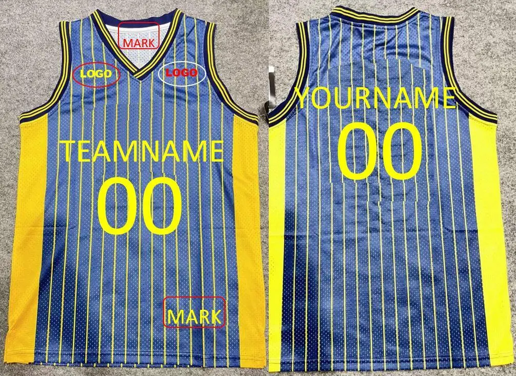 Ind Pacers Color Custom Personalized Basketball Stitched Jersey Eg. Miller