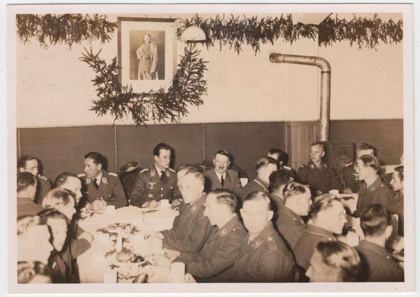 Luxembourg Luftpost Der FÜhrer Dining With Luftwaffe 1 Oct 1940 To Herr Hauptman
