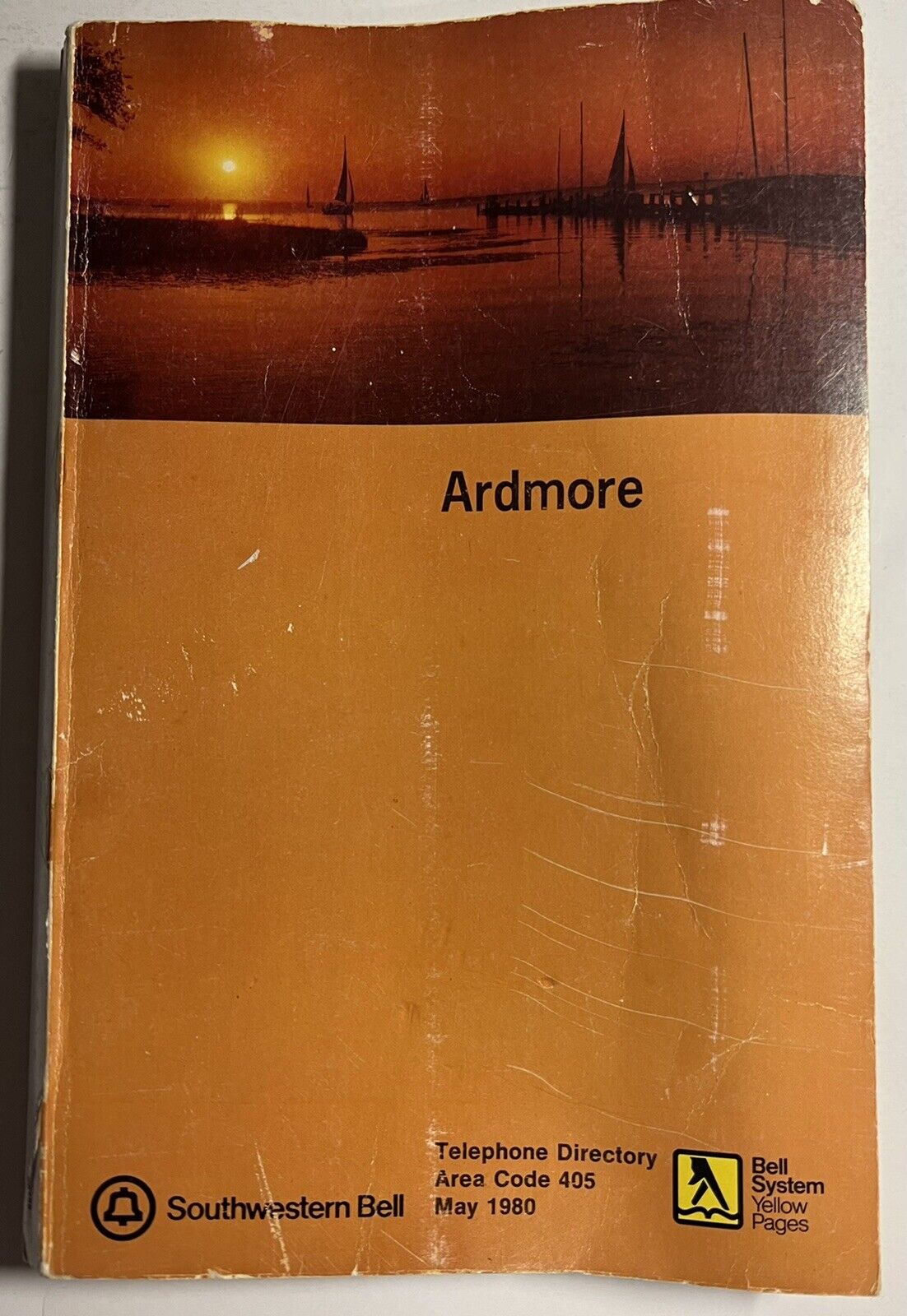 Ardmore Ok Southwestern Bell Telephone Book Yellow Pages 1980 Worn Book Phone