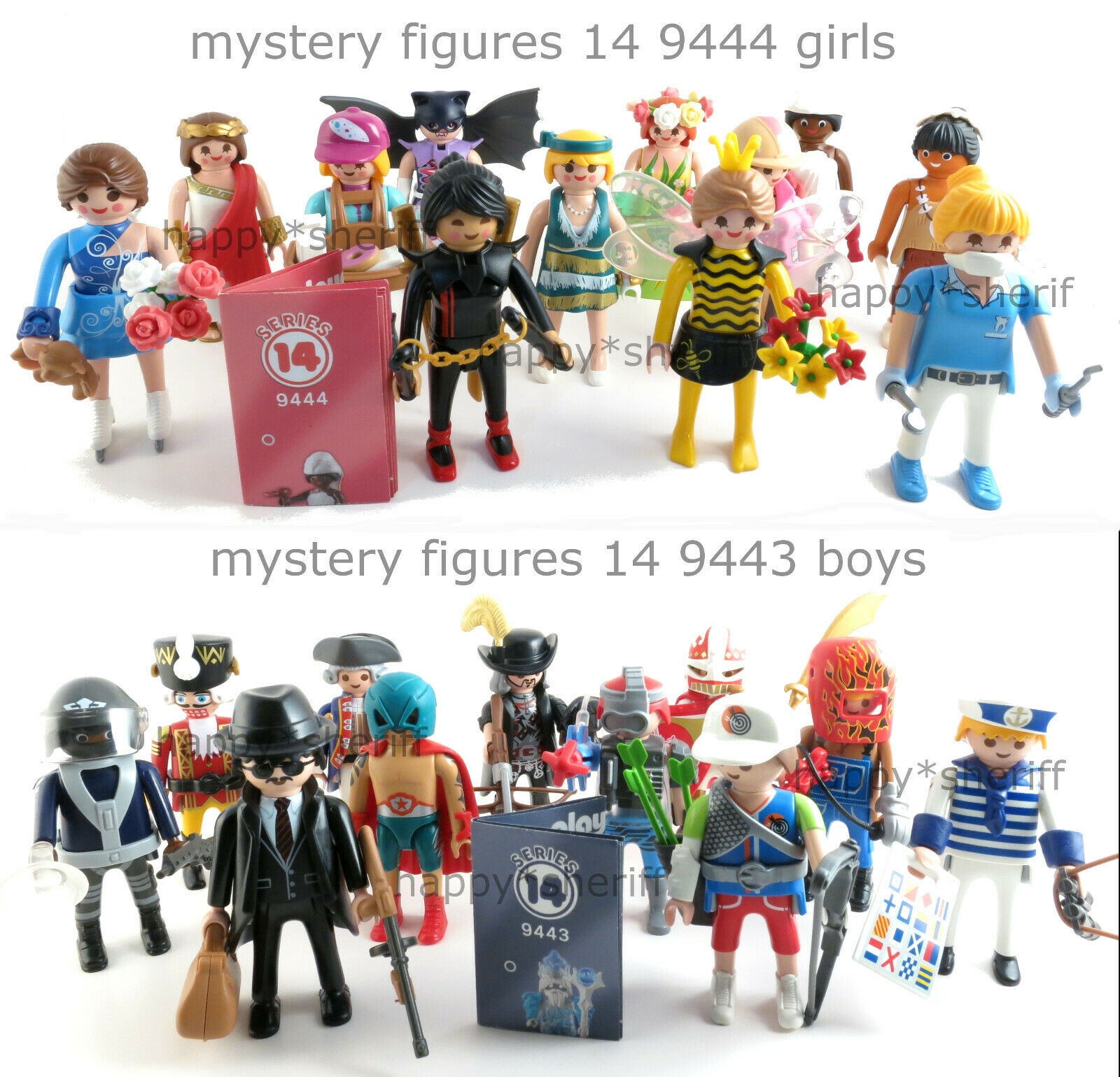 Playmobil Mystery Figures Series 14 9443 9444 Boy And Girl Choice New
