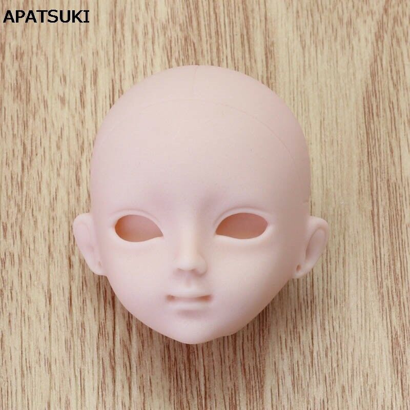Soft Plastic Practice Makeup Diy Doll Head For 11.5" Doll Head For 1/6 Bjd Doll