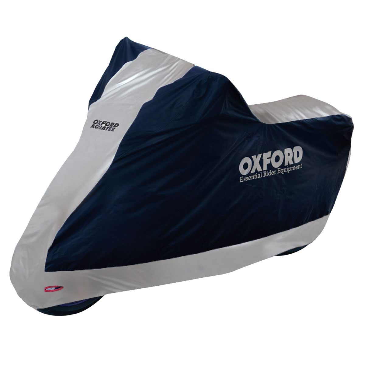 Oxford Aquatex Motorcycle Motorbike Cover Blue / Silver - S