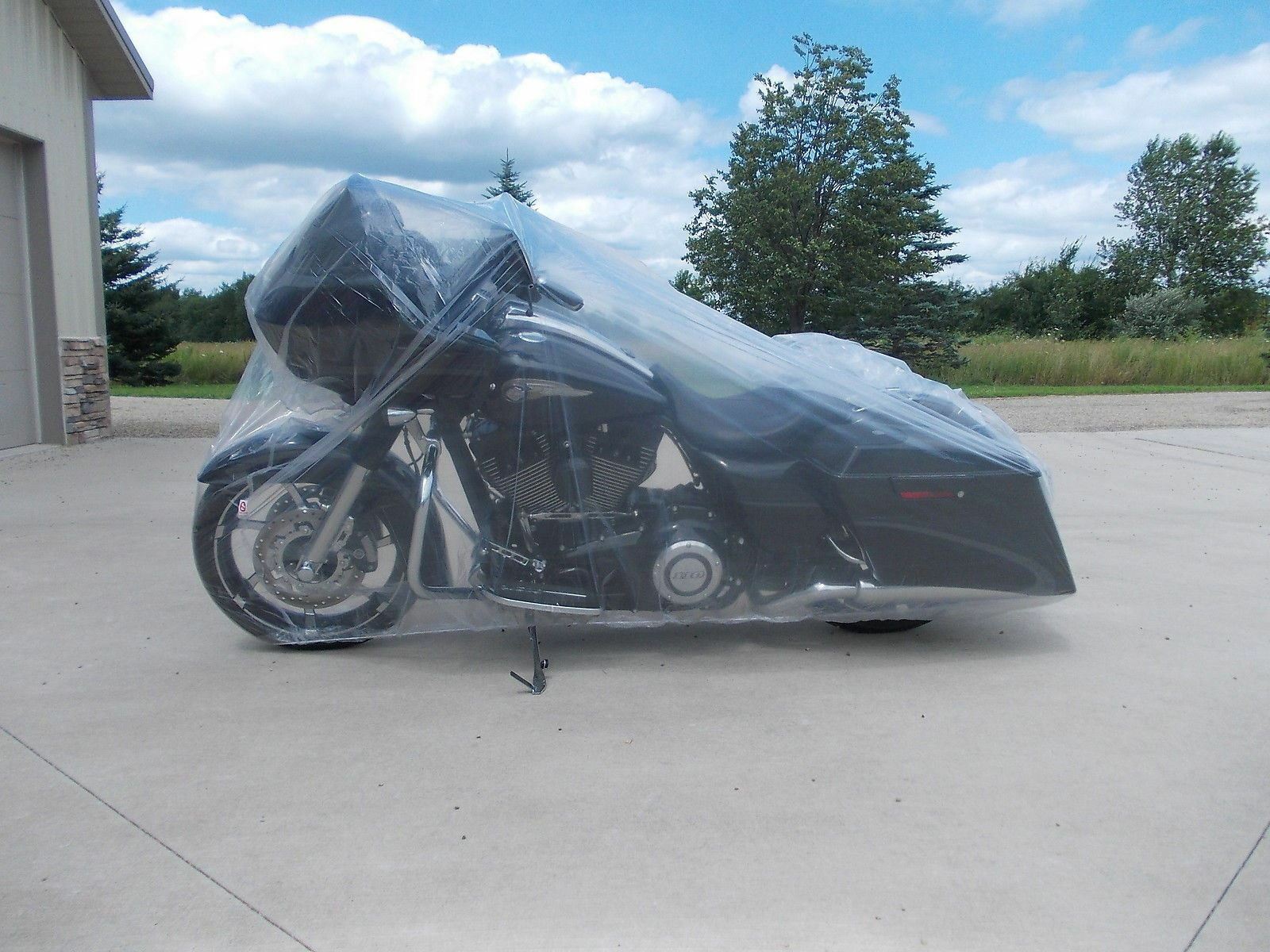 Clear Plastic Motorcycle Covers With Elastic Bottom