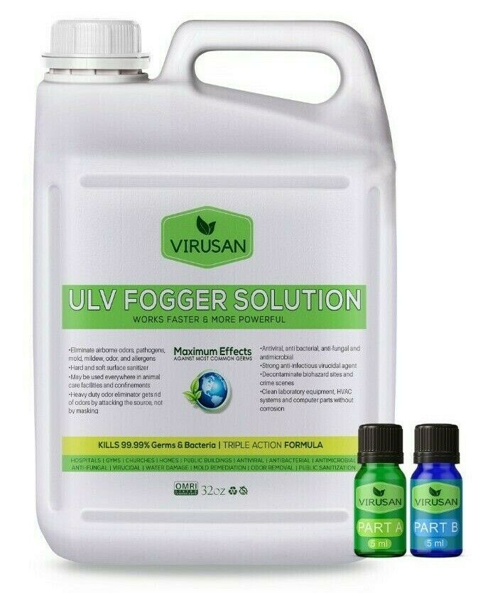 Fogger Spray Disinfectant Virusan™ 5 Gallon Bulk Sanitizer Fogging See Video!