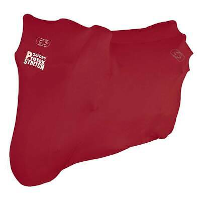 Oxford Protex Stretch Fit Indoor Motorcycle Motorbike Cover Red - Xl