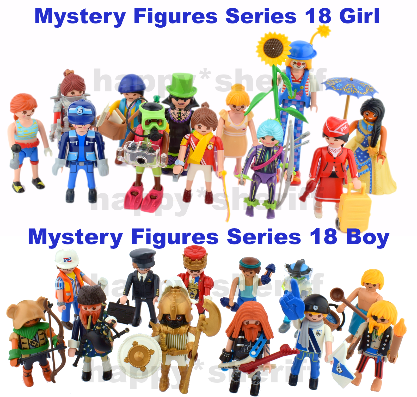 Playmobil Mystery Figures Series 18 70369 70370 Boy And Girl Choice New