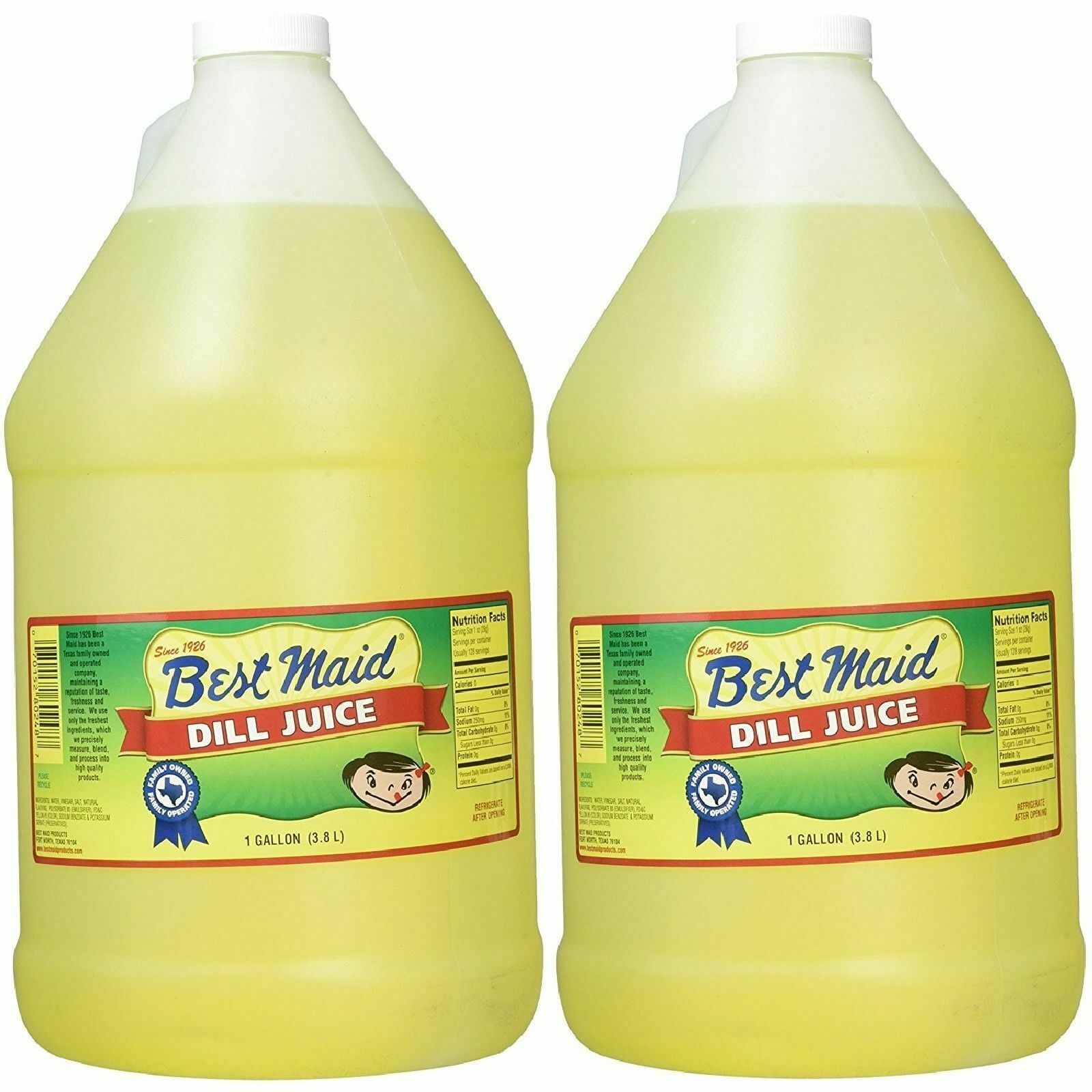 Dill Pickle Juice 2 Gallons Best Maid Delicious Brine Shooter Pickleback Mixer
