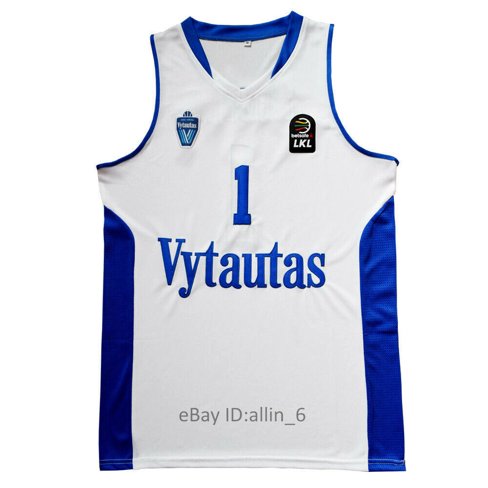 Lamelo Ball #1 Liangelo Ball Lithuania Vytautas Basketball Jersey Stitched White