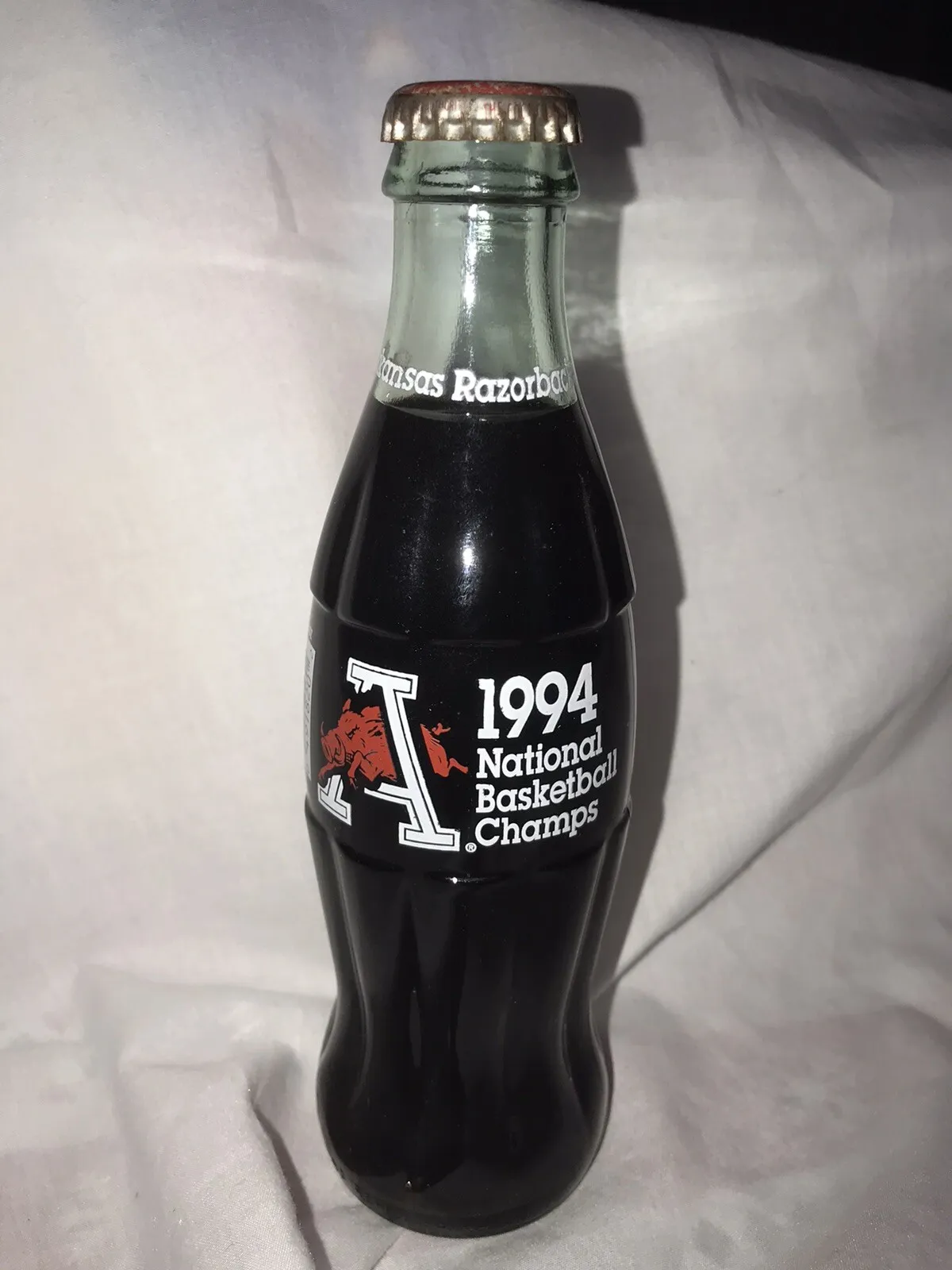 1994 Coca Cola Unopened Arkansas Razorbacks National Champs Coca-cola Bottle