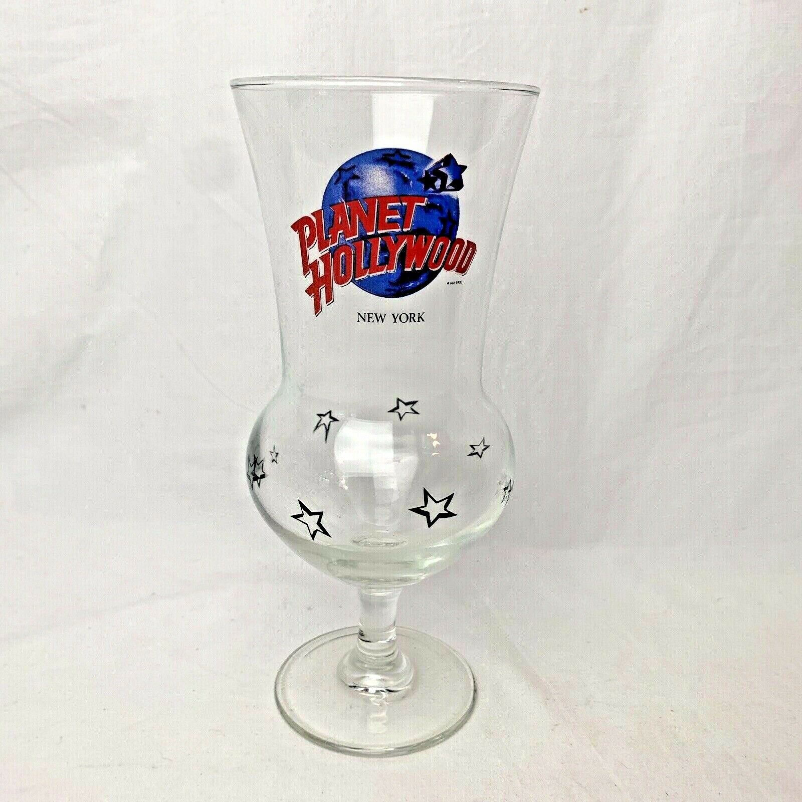 Planet Hollywood New York Collectible Glass 16 Oz. Clear Beer Soda