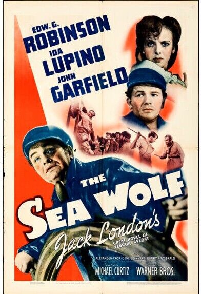 Folded Poster Original The Sea Wolf 1941 Us1sht Edward G Robinson John Garfield