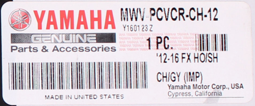 Genuine Yamaha Storage Cover Pn Mwv-pcvcr-ch-12