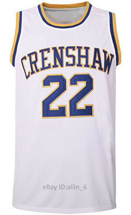 Quincy Mccall #22 Crenshaw High School Men's Basketball Jersey Movie Stitched