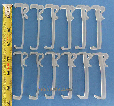 12 Pcs 3 Inch Valance Clips For Horizontal Faux Wood & Wood Blinds Parts