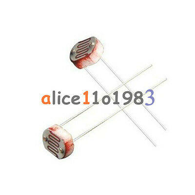 50pcs Photo Light Sensitive Resistor Photoresistor Optoresistor 5mm Gl5528
