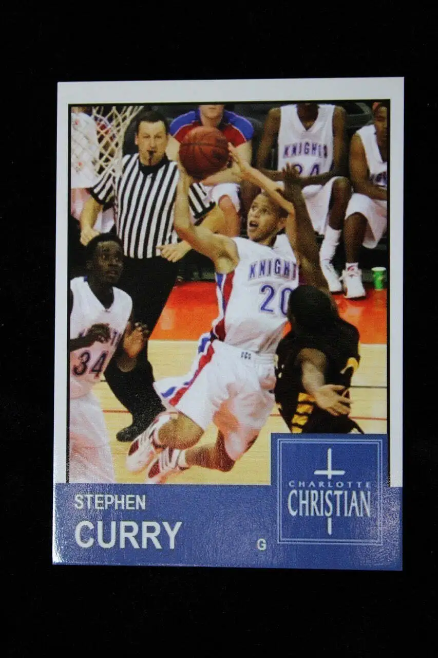 2005 Stephen Curry High School Basketball Card  Charlotte Christian School