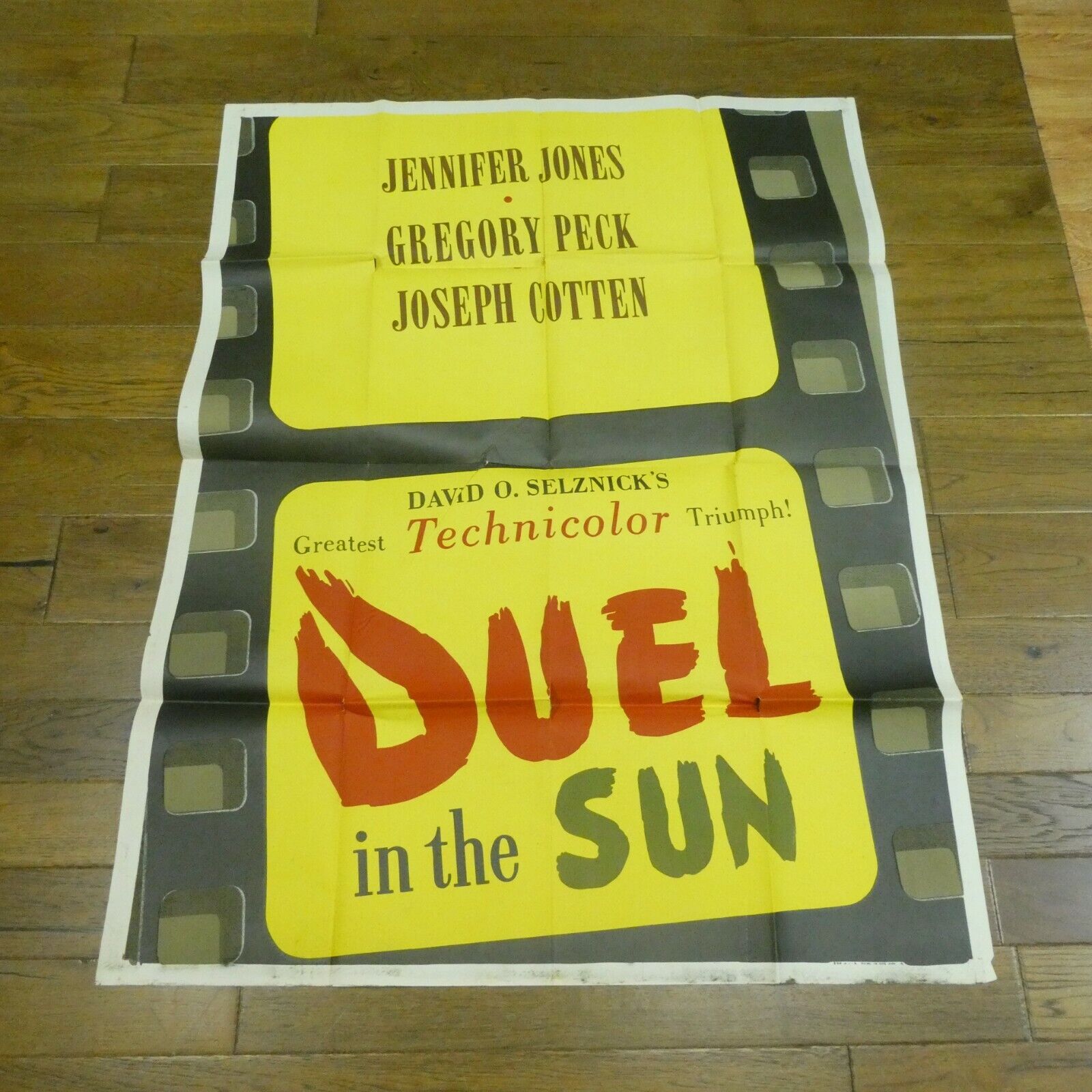 Duel In The Sun Original Vintage Poster 3 Sheets 41" X 53"