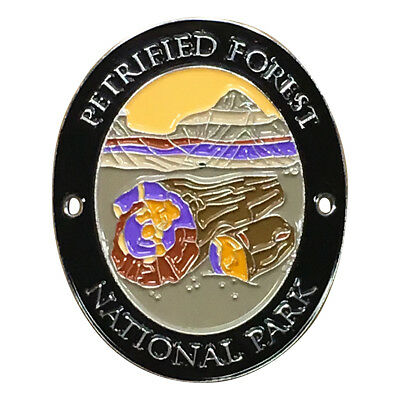 Petrified Forest National Park Walking Stick Medallion - Navajo, Apache, Arizona